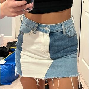 Jean skirt